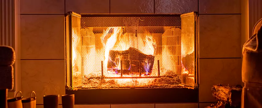 Mendota Hearth Landscape Fireplace Installation in Snellville, Georgia