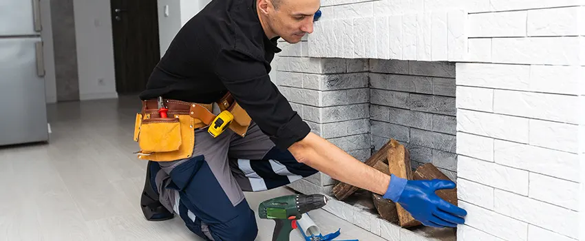 Fireplace Damaged Damper Frame Repair Services in Snellville, Georgia