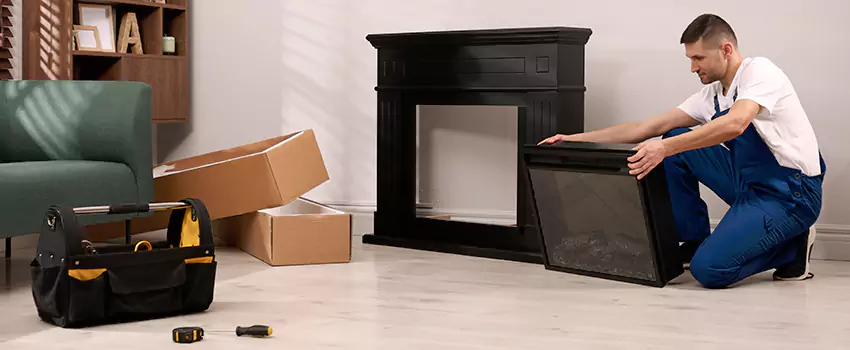 Old Rusted Metal Fireplace Repair And Replacement in Snellville, GA